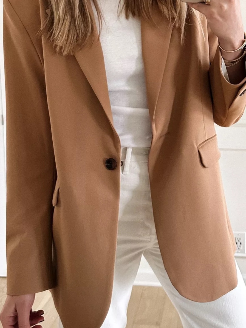 NWT TELA Classic Camel Women's Blazer xs 40